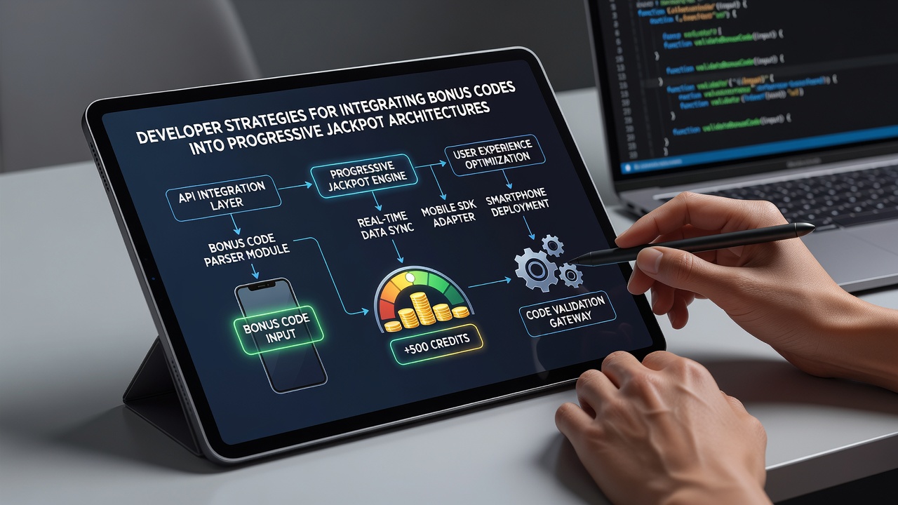 Entwickler arbeiten an der Integration von Bonuscodes in mobile progressive Jackpot-Systeme auf Smartphones