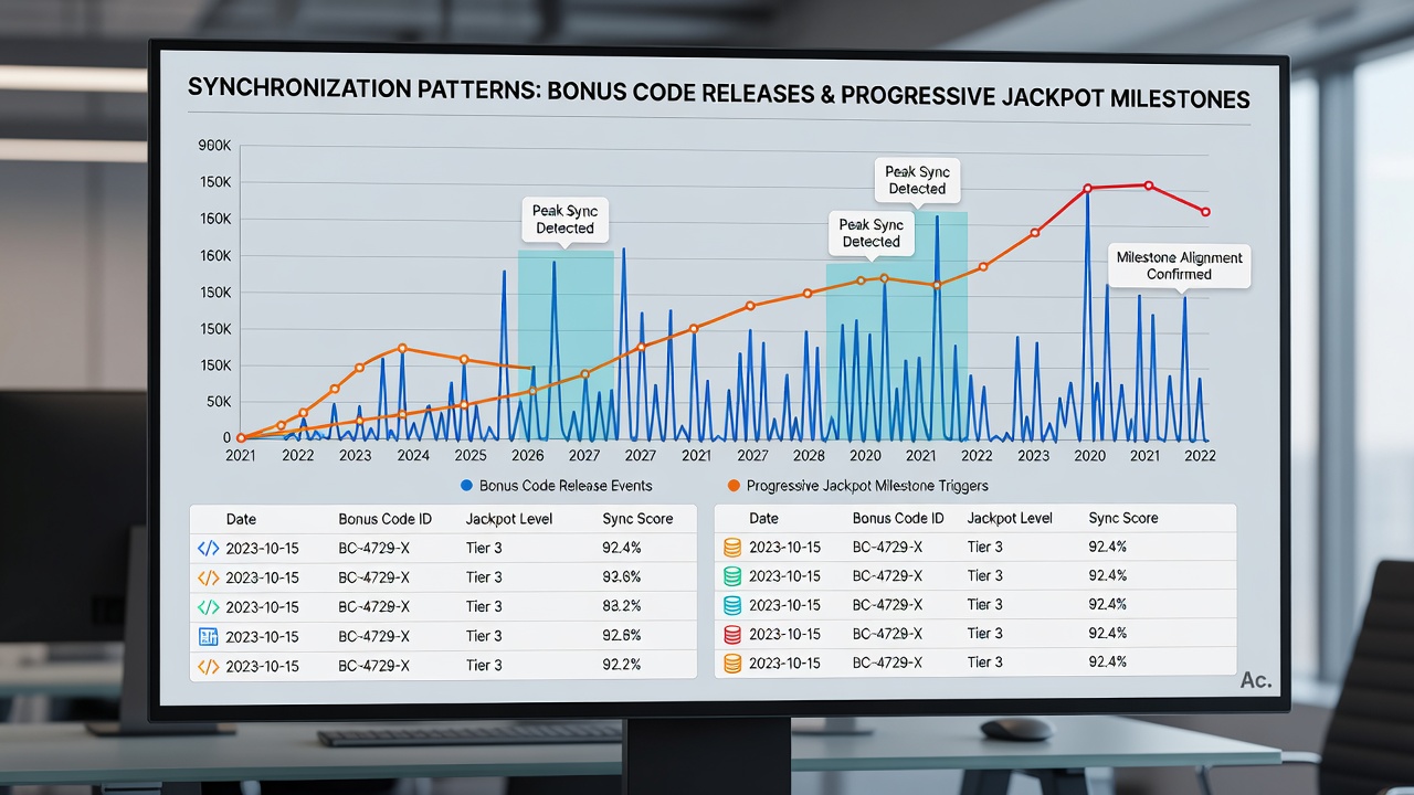 Darstellung von Community-Diskussionen zu synchronisierten Bonus- und Jackpot-Ereignissen