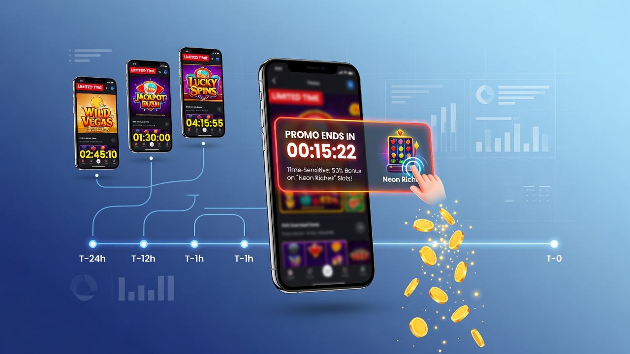 Analyse-Dashboard mit Slot-Auswahlmustern während Promotionen